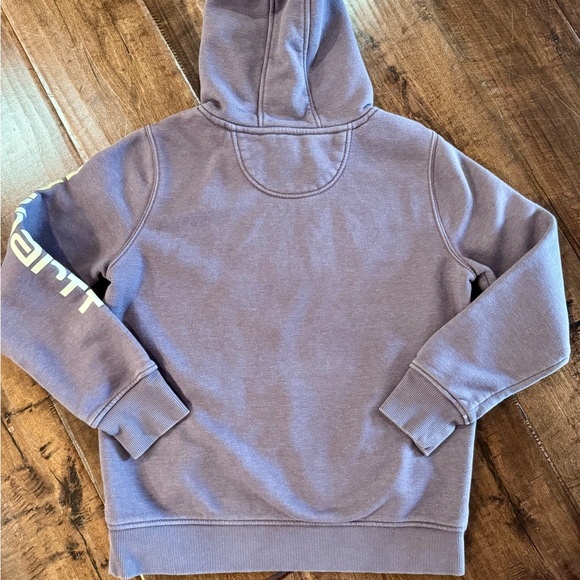 Carhartt Women's Size M 8/10 Purple Heather Work Wear Hoodie Sweatshirt - Picture 6 of 6
